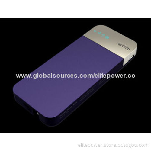 Universal Charger for iPhone 5S, Samsung Galaxy, HTC with Integrate Cable, 3,000mAh Capacity